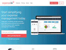 Tablet Screenshot of expensein.com